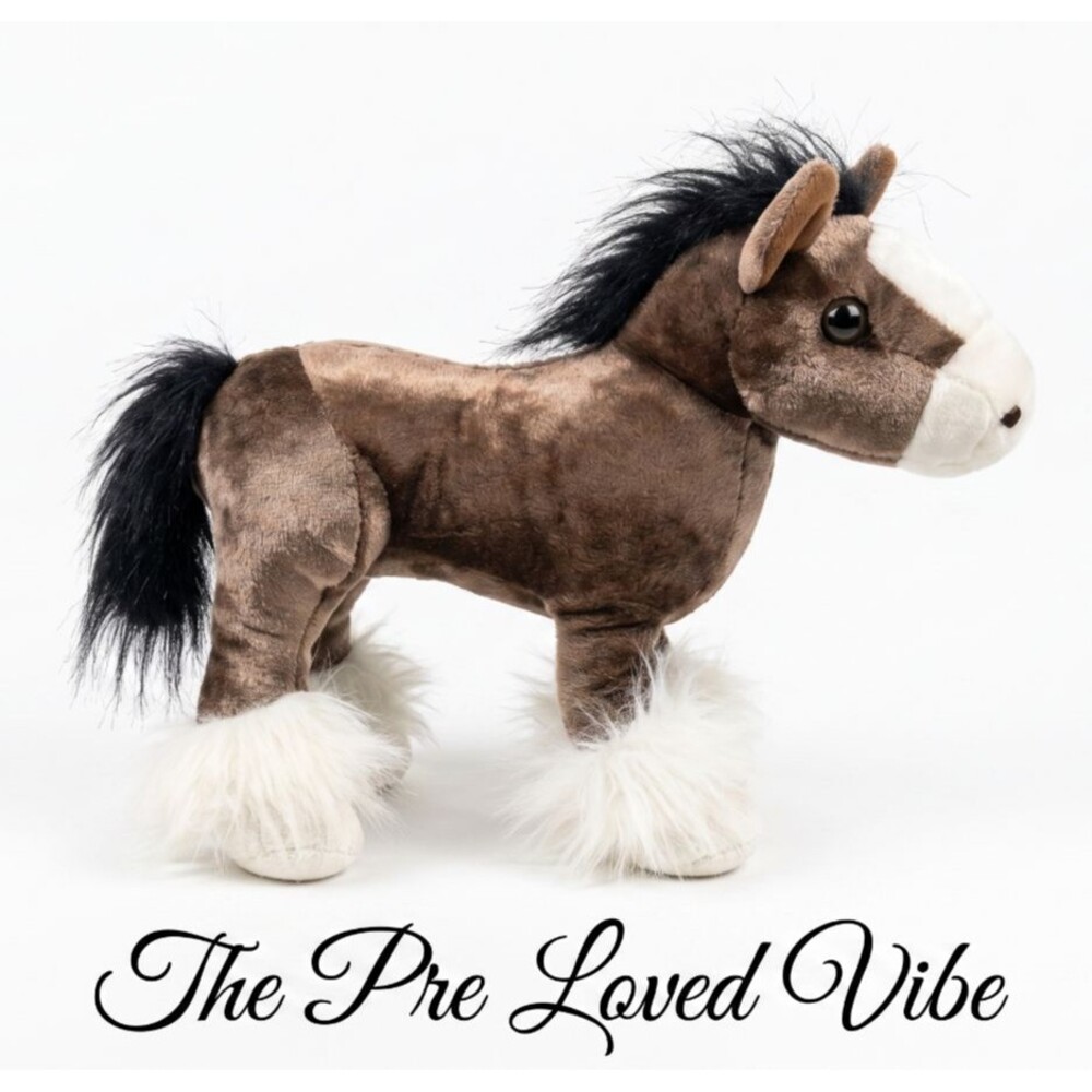 Nanco Brown Stallion Horse Plush Stuffed Animal
